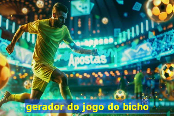 gerador do jogo do bicho