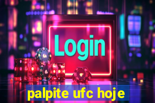 palpite ufc hoje