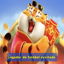 jogador de futebol excitado