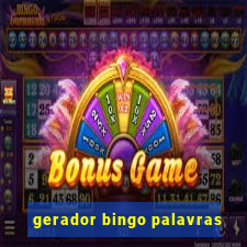 gerador bingo palavras