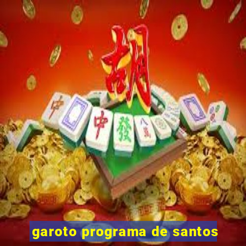 garoto programa de santos