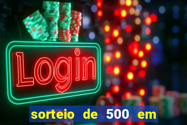 sorteio de 500 em cash toda segunda feira novibet como funciona