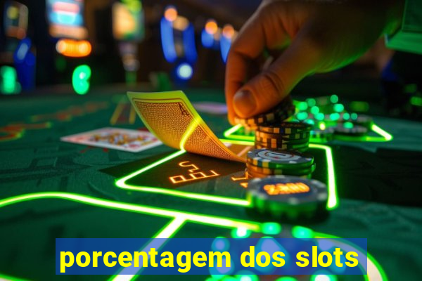 porcentagem dos slots