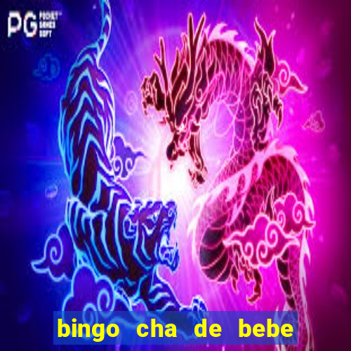 bingo cha de bebe cartelas para imprimir